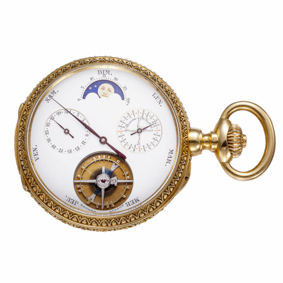Swiss watch with seven horological complications Circa 1865-1870