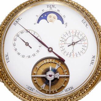 Swiss watch with seven horological complications Circa 1865-1870