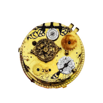 French silver coach clock with self-strike and alarm Circa 1650