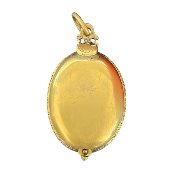 French oval brass Renaissance verge watch from the 17th century French oval brass Renaissance verge watch from the 17th century
