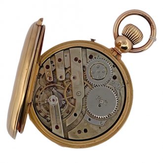 Swiss 18K yellow gold chronometer pocket watch Circa 1900