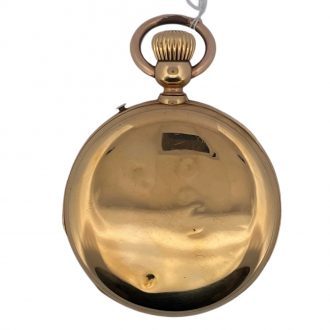 Swiss 18K yellow gold chronometer pocket watch Circa 1900