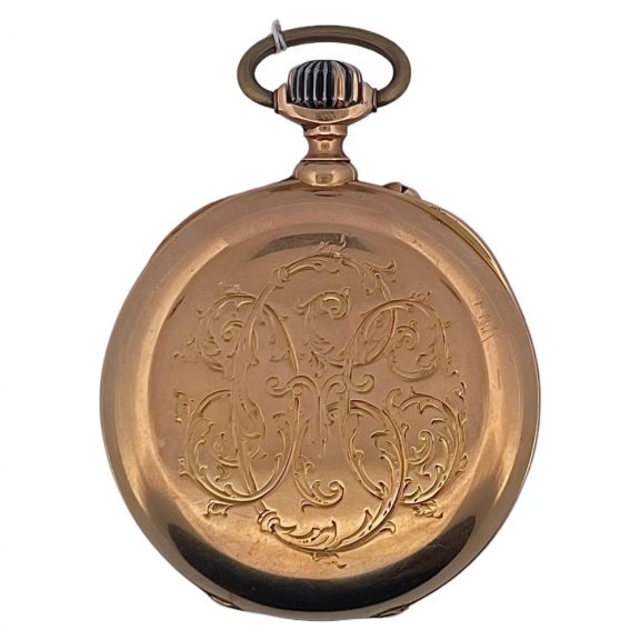French 18K yellow gold open faced lever pocket watch Circa 1882 French 18K yellow gold open faced lever pocket watch Circa 1882
