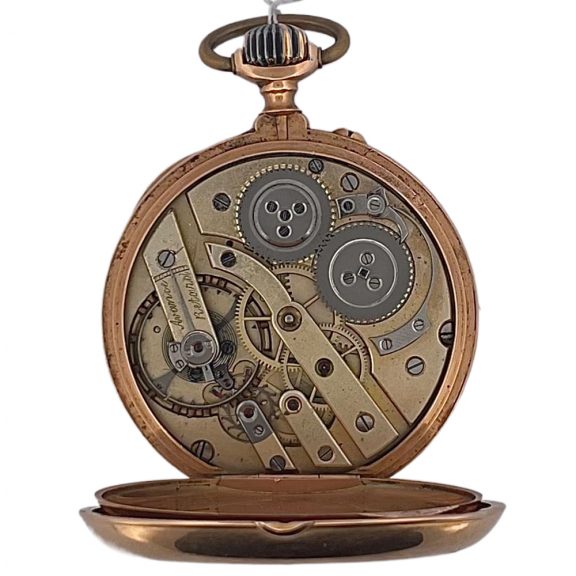 French 18K yellow gold open faced lever pocket watch Circa 1882 French 18K yellow gold open faced lever pocket watch Circa 1882