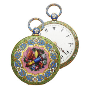 Swiss gold pocket watch made for the Turkish market Circa 1830