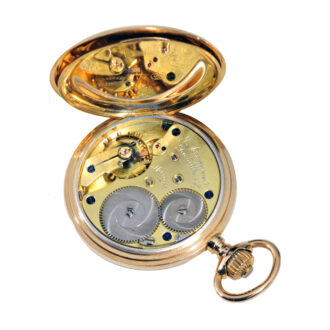 Fine German gold hunting cased pocket watch Circa 1893