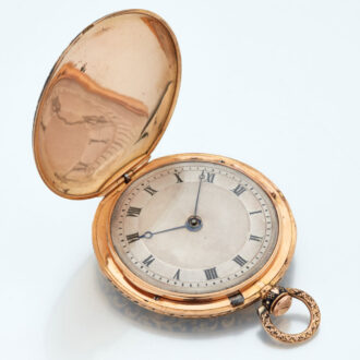 Swiss gold quarter repeating pocket watch Circa 1830