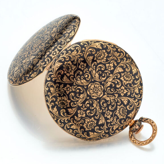 Swiss gold quarter repeating pocket watch Circa 1830 Swiss gold quarter repeating pocket watch Circa 1830