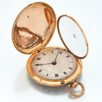 Swiss gold quarter repeating pocket watch Circa 1830