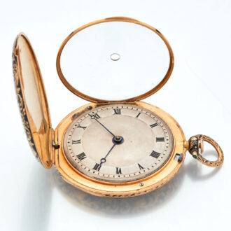 Swiss gold quarter repeating pocket watch Circa 1830