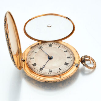 Swiss gold quarter repeating pocket watch Circa 1830