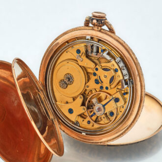 Swiss gold quarter repeating pocket watch Circa 1830
