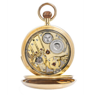 Swiss gold repeating watch with erotic automaton Circa 1870