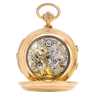 Perpetual calendar minute repeating chronograph Circa 1880