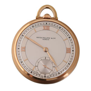 Swiss 18K gold open faced keyless lever dress watch Circa 1930