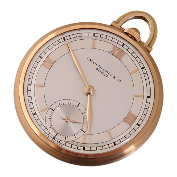 Swiss 18K gold open faced keyless lever dress watch Circa 1930 Swiss 18K gold open faced keyless lever dress watch Circa 1930