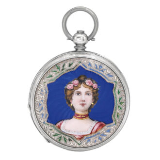 Swiss silver watch made for the Chinese market Circa 1860