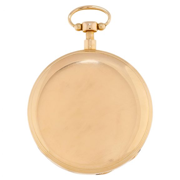 Swiss gold and brass quarter repeating pocket watch Circa 1850 Swiss gold and brass quarter repeating pocket watch Circa 1850