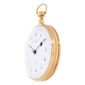 Swiss gold and brass quarter repeating pocket watch Circa 1850