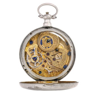 Swiss silver watch made for the Chinese market Circa 1860