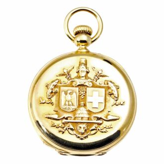 Swiss high quality gold chronometer pocket watch Circa 1865