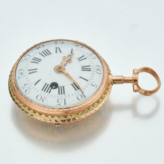 Early extremely rare French gold automaton watch Circa 1780