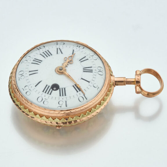 Early extremely rare French gold automaton watch Circa 1780 Early extremely rare French gold automaton watch Circa 1780