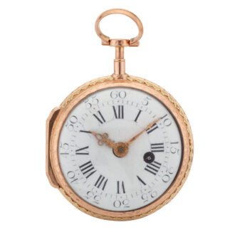 Early extremely rare French gold automaton watch Circa 1780