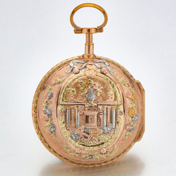 Early extremely rare French gold automaton watch Circa 1780 Early extremely rare French gold automaton watch Circa 1780