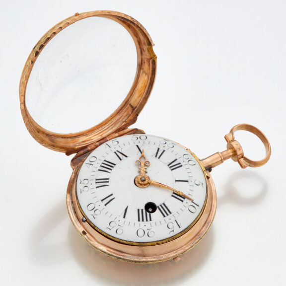 Early extremely rare French gold automaton watch Circa 1780 Early extremely rare French gold automaton watch Circa 1780