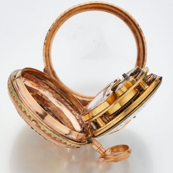 Early extremely rare French gold automaton watch Circa 1780 Early extremely rare French gold automaton watch Circa 1780