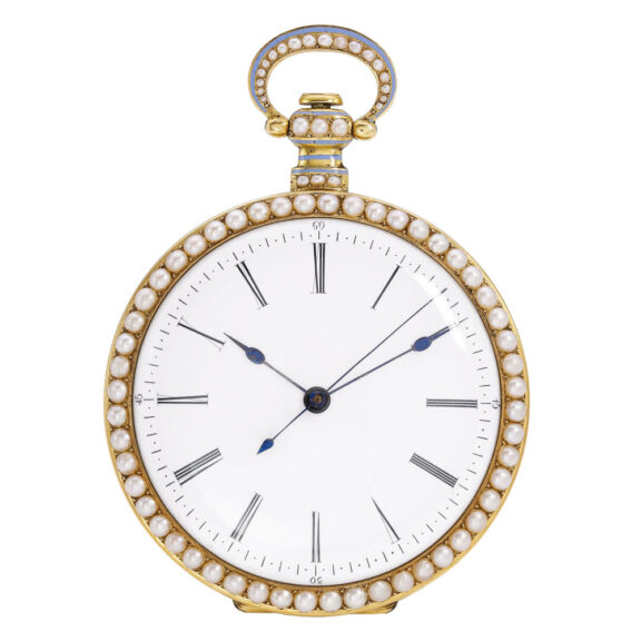 Swiss center seconds duplex for Chinese market Circa 1840 Swiss center seconds duplex for Chinese market Circa 1840