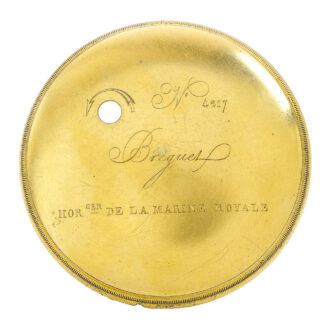Rare French silver chronometer watch by Breguet Circa 1823