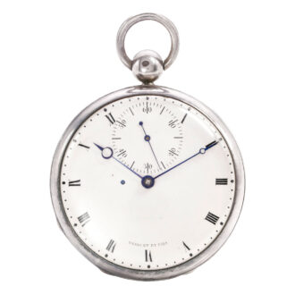 Rare French silver chronometer watch by Breguet Circa 1823