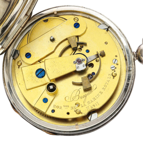 Rare French silver chronometer watch by Breguet Circa 1823 Rare French silver chronometer watch by Breguet Circa 1823