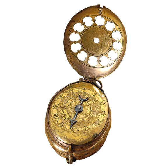 Dutch rare oval per-balance spring pendant watch Circa 1622