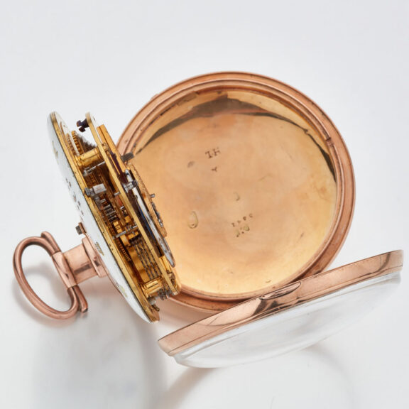 English gold verge watch with Masonic dial Circa 1810 English gold verge watch with Masonic dial Circa 1810