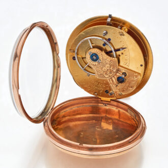 English gold verge watch with Masonic dial Circa 1810