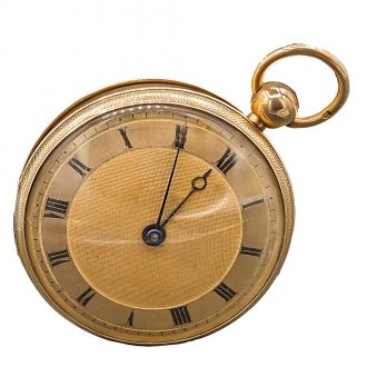 Swiss 18 carat rose gold musical repeating pocket watch Circa 1820
