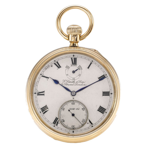 English gold pocket chronometer with tourbillon Circa 1904 