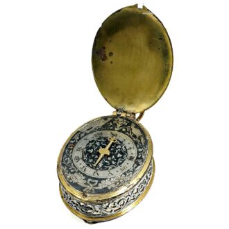 French early and rare oval pendant watch Circa 1620