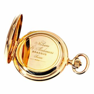 Swiss gold sonnerie/petite repeating watch Circa 1900