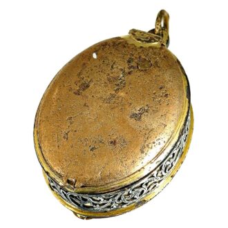 French early and rare oval pendant watch Circa 1620