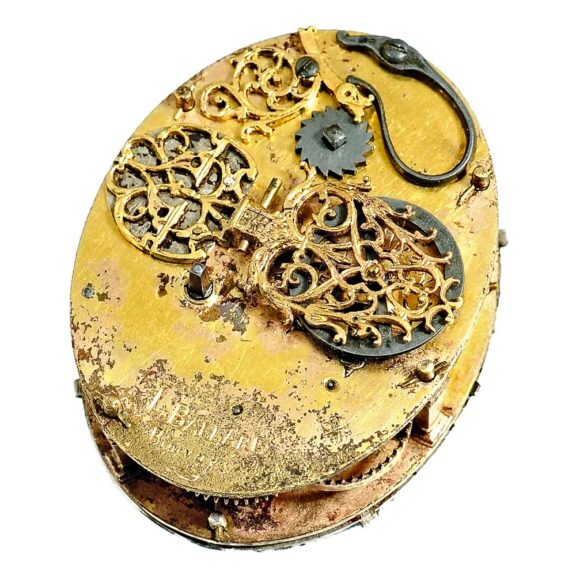 French early and rare oval pendant watch Circa 1620 French early and rare oval pendant watch Circa 1620