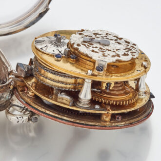 French early silver quarter repeating verge watch Circa 1725