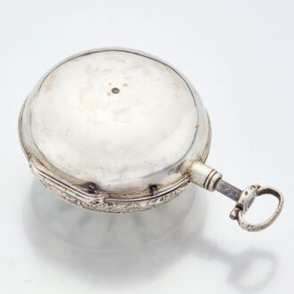 French early silver quarter repeating verge watch Circa 1725
