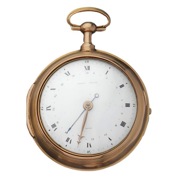 English 18K gold pair cased pocket watch with date Circa 1790