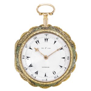 English clock watch verge for the Turkish market Circa 1795