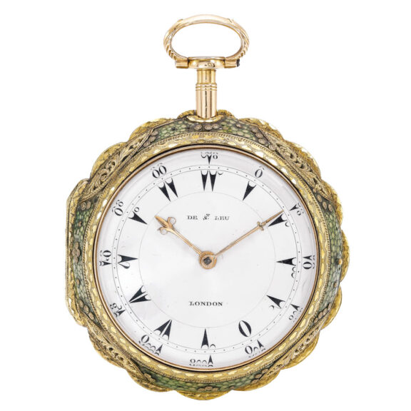 English clock watch verge for the Turkish market Circa 1795