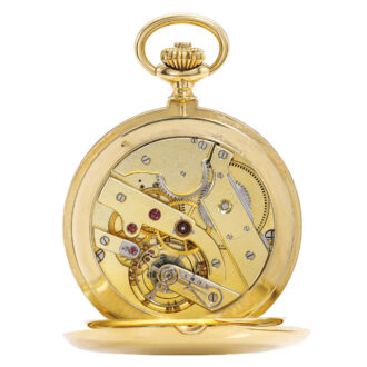 Swiss gold hunting cased watch Chronometre Royal Circa 1900